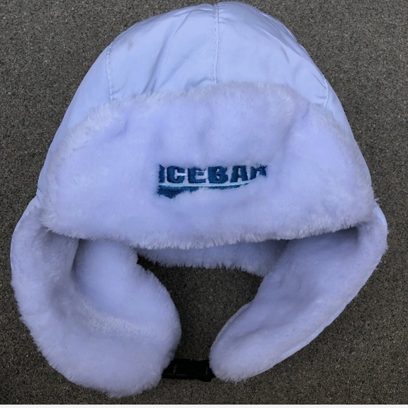 White Fur-Lined Men's Hat - Picture 1 of 3